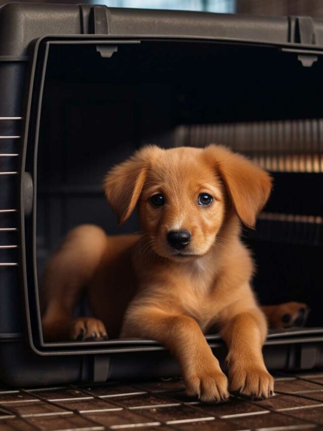 Step into the world of crate training with love and patience